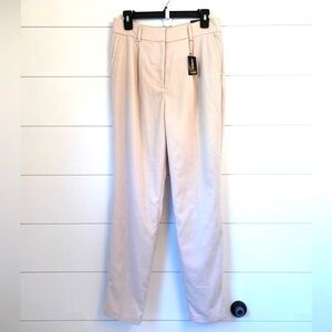 NWT $80 EXPRESS “ankle high rise” beige trousers! Size 8
